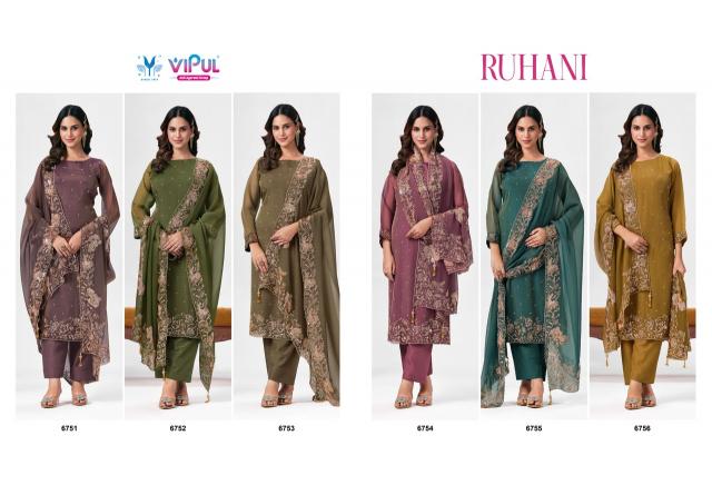 Vipul ruhani wholesale dress material in mumbai